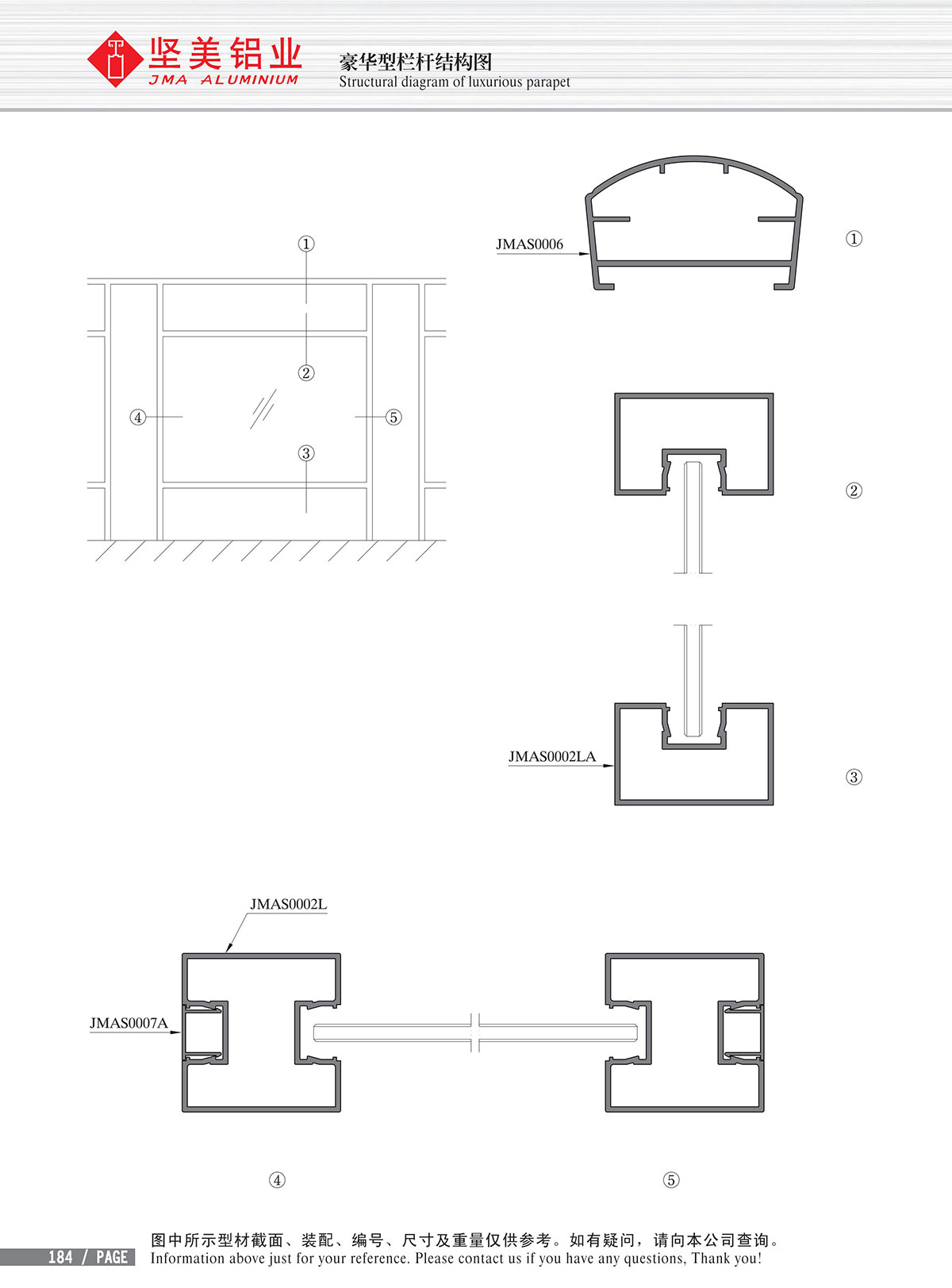 豪華型手すり構(gòu)造図